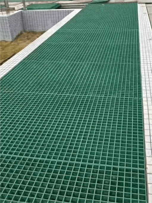 Fiberglass grill walkway