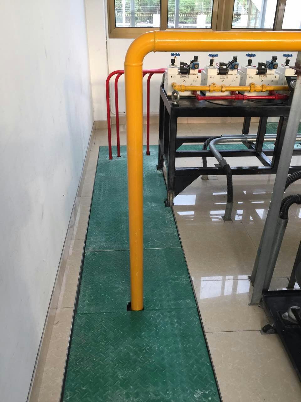 Plating factory walkway cover plate