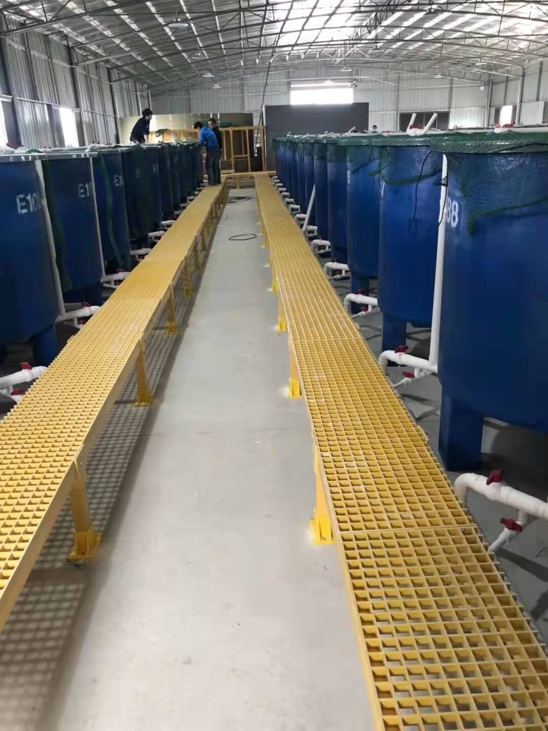 Factory walkway